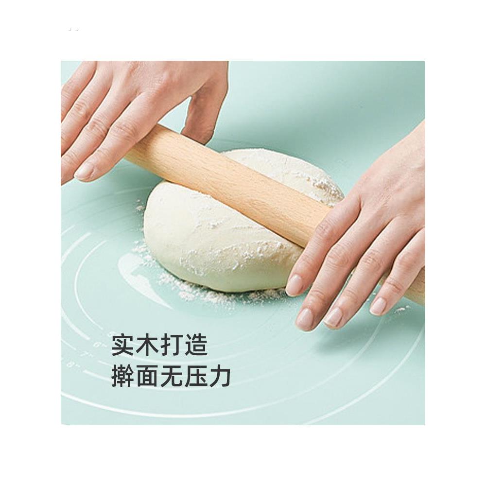 【z】天然榉木杖实木大小号压面棍家用饺子皮棍棒烘