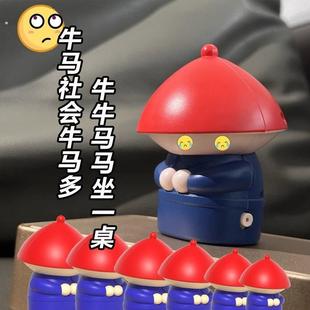 给您请安了搞笑趣味桌面潮玩小摆件解压玩具减压玩偶声控玩具