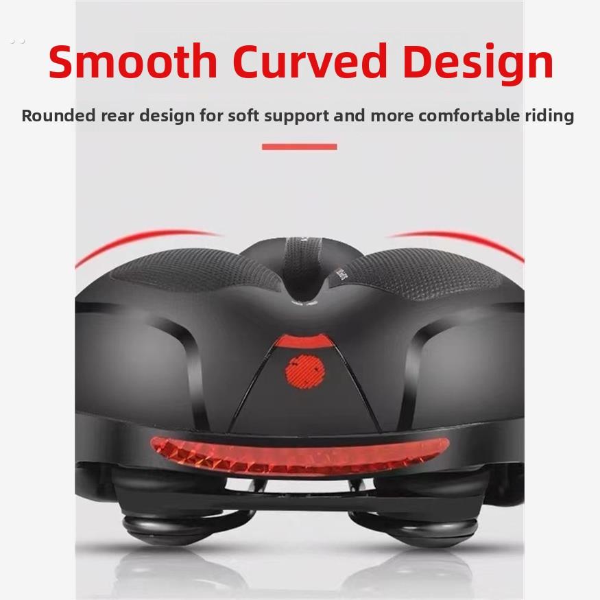 山地自行车坐垫自行车坐垫加厚硅胶超软减震鞍纺丝自行车舒适鞍座