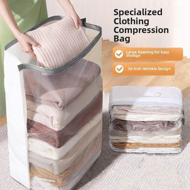加厚衣物被子棉被行李专用密封旅行袋真空压缩袋免抽气衣服收纳袋,收纳整理,衣物压缩袋,淘宝优惠券,粉丝福利购,淘宝优惠卷