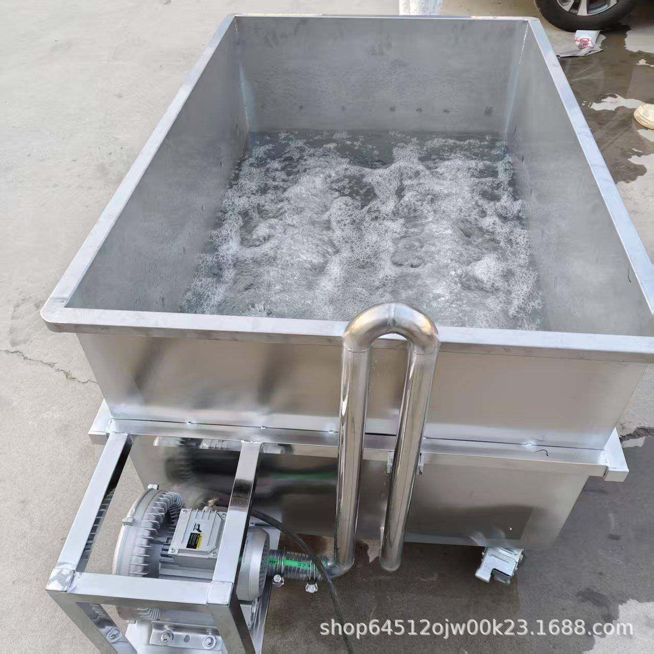 肉制品解冻机速冻猪肉鸡肉提升式解冻机气泡水浴解冻池现货