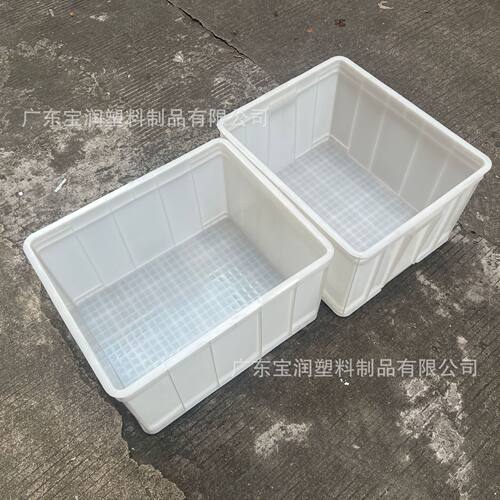 物料箱大号养龟鱼缸 厂家直供加厚塑胶框子 海鲜摆摊胶箱汕头