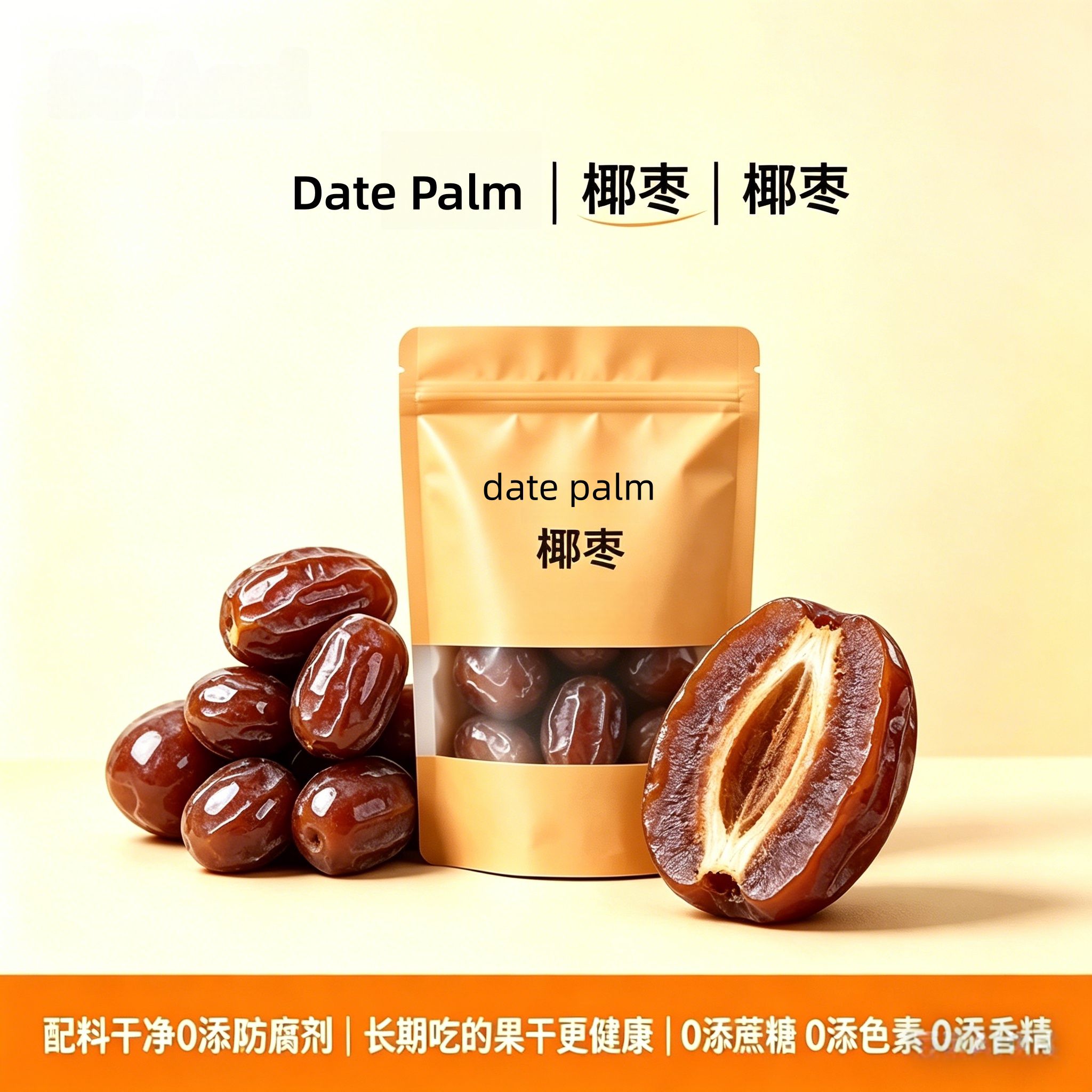 央妈精选椰枣新疆特产正宗沙漠黑椰枣干官方旗舰天然纯正蜜饯免洗