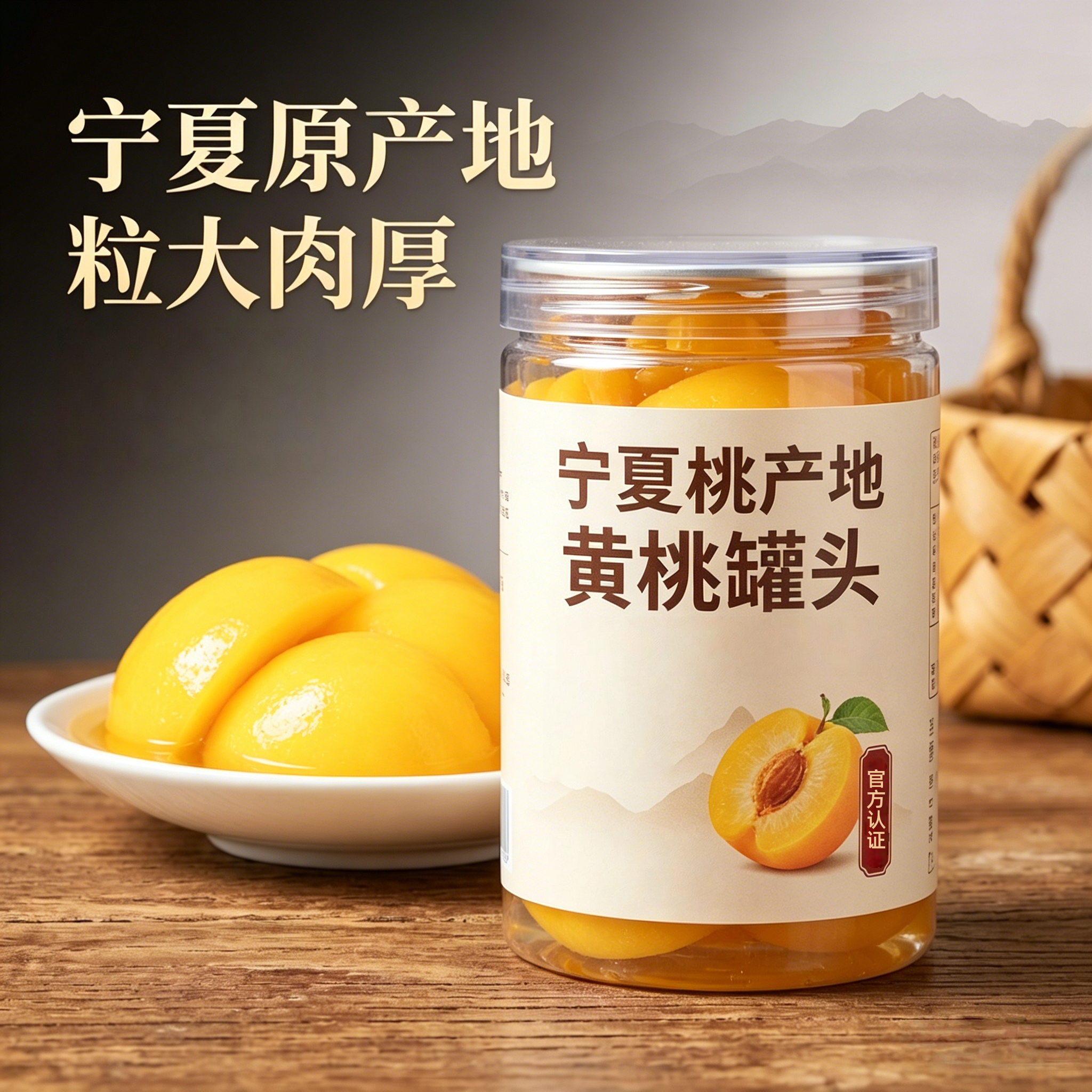 山超同款新鲜黄桃罐头黄桃大瓶罐头食品果肉鲜嫩多汁可口美味营养