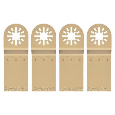 4片摆动锯片硬质合金万用刀片用于去除砖水泥灰浆切割通用闭孔