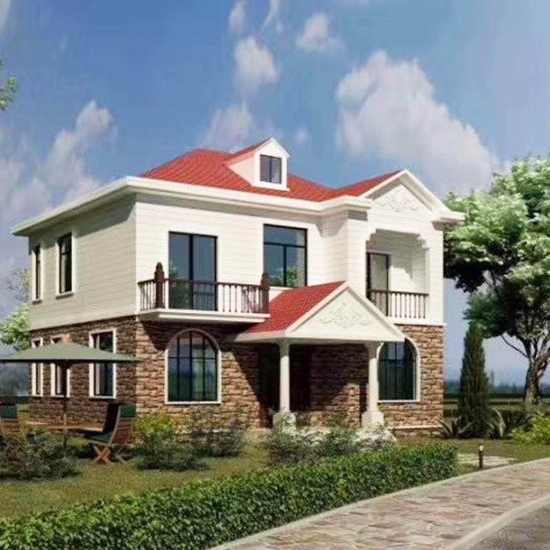 新农村砖混框架轻钢别墅集成房屋农村别墅民宿公寓酒店中式重钢房,基础建材,轻钢别墅,淘宝优惠券,粉丝福利购,淘宝优惠卷