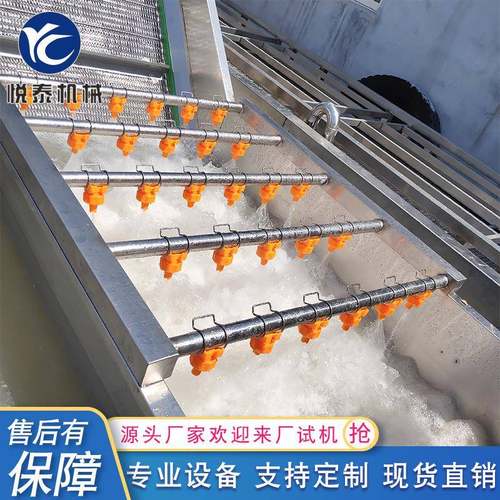 橙子用清洗机气泡去残留干净水果气泡清洗设备厂家供应