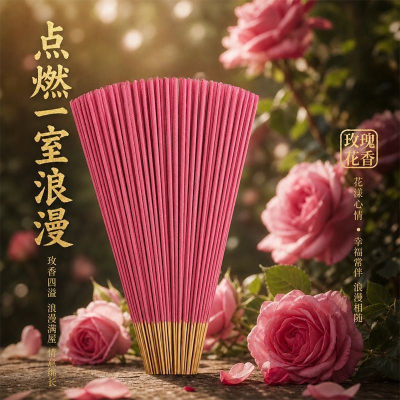 天然玫瑰花瓣香熏纯手工