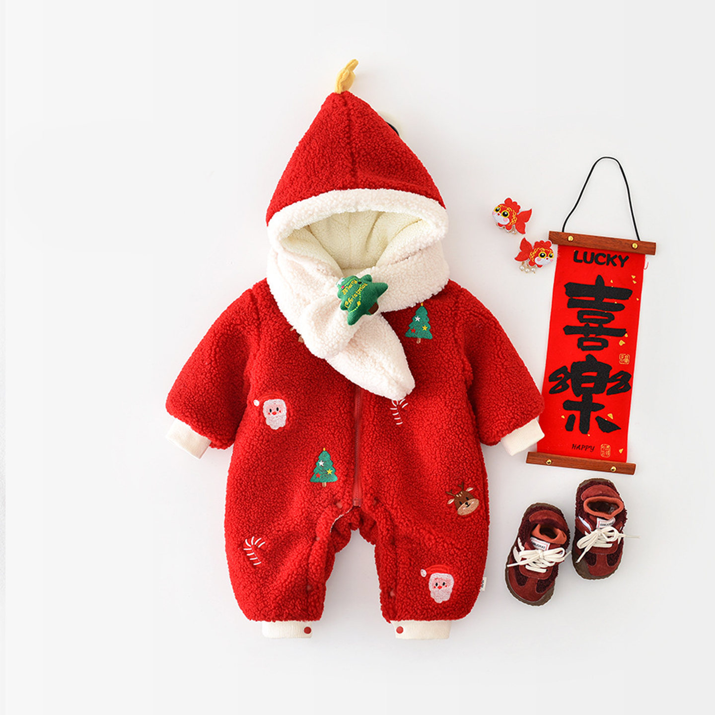 婴儿衣服春秋款连体衣