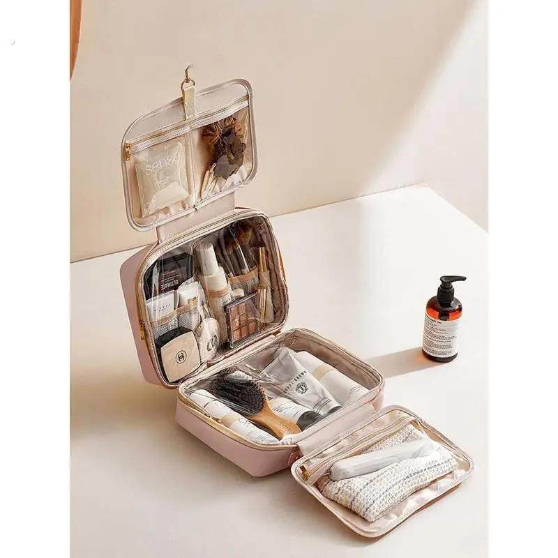 洗漱包化妆包女2025新款高端便携旅行透明防水大容量化妆刷收纳包,箱包皮具/热销女包/男包,手拿包,淘宝优惠券,粉丝福利购,淘宝优惠卷