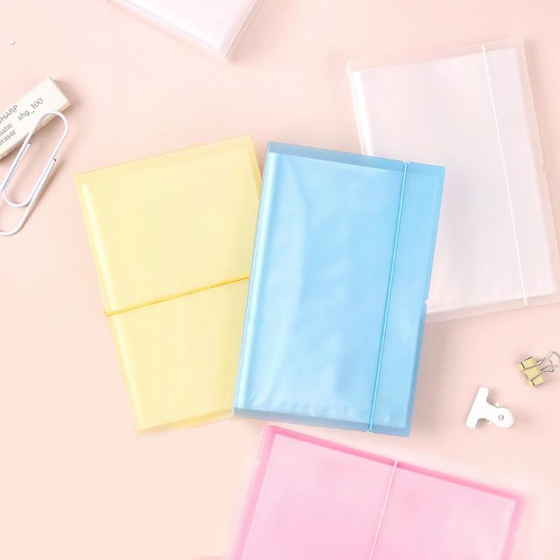 韩国WANNATHIS透明绑带手账贴纸收纳册子收集本明信片4x6寸相册簿