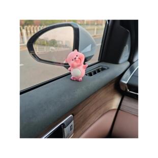 loopy汽车摆件可爱海狸开心日常车内中控台装饰歪头露比车载解压