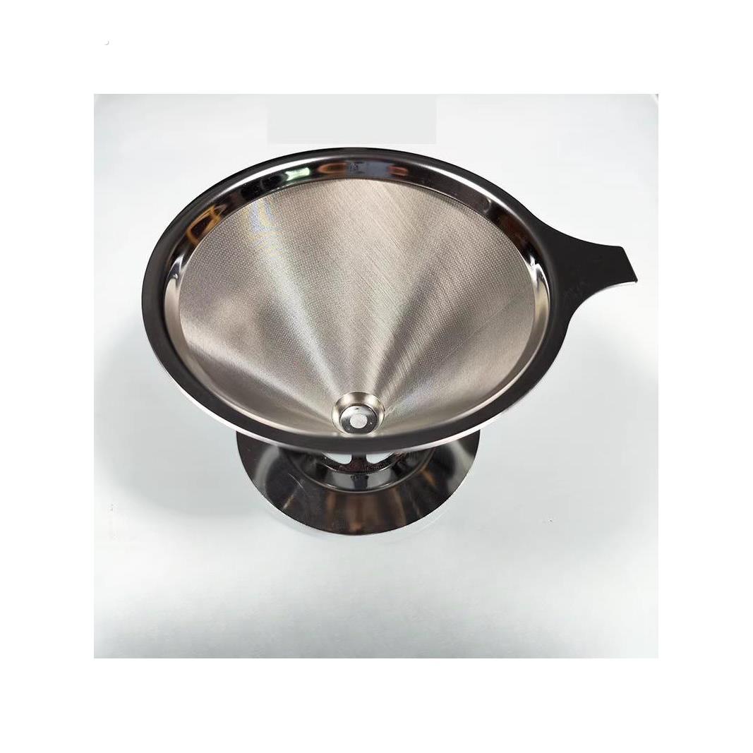 304不锈钢咖啡过滤器1200目手冲咖啡过滤漏斗双层免滤纸茗茶滤网