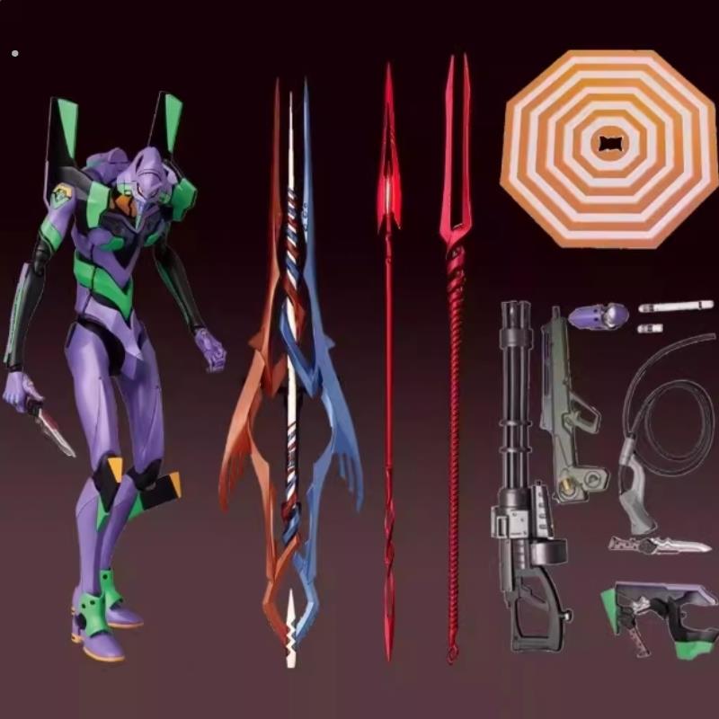 eva初号机世纪福音战士紫螳螂山口式终号机关节可动摆件模型拼装