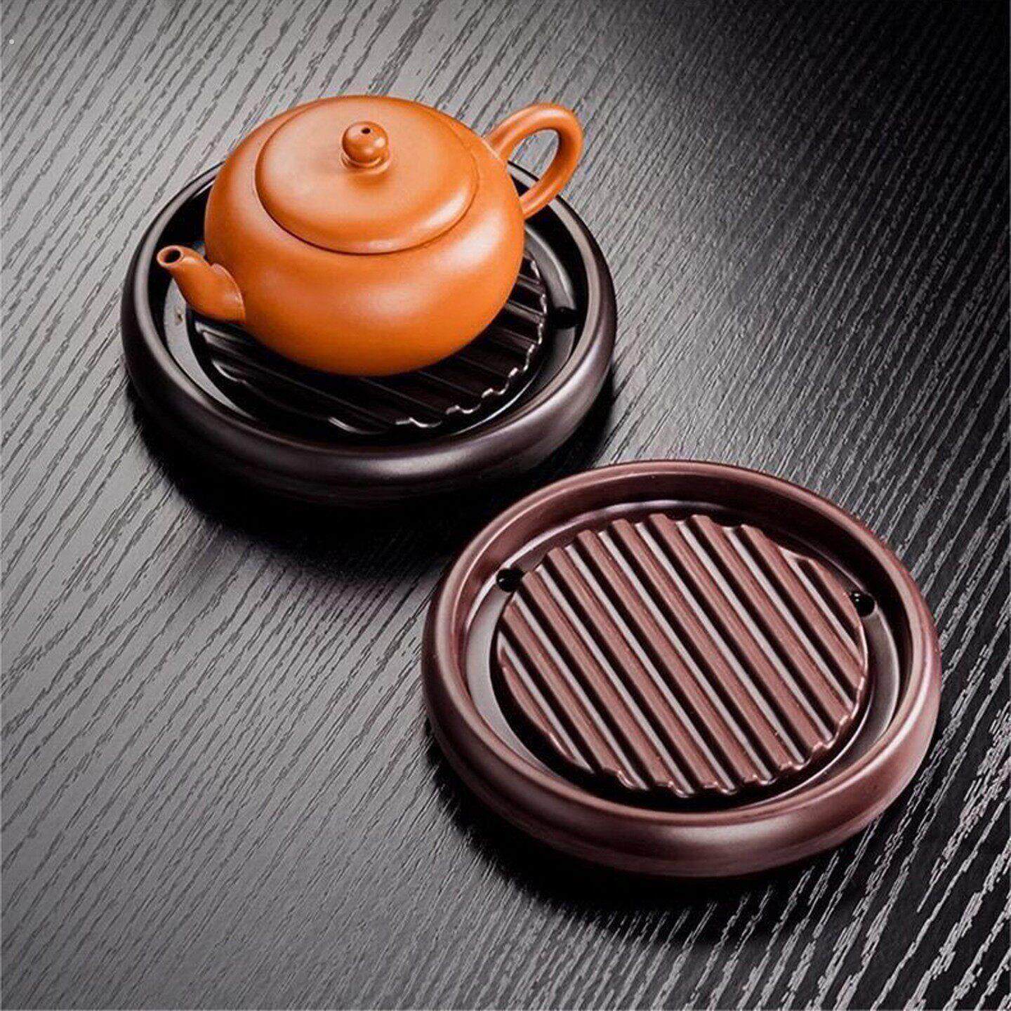 新中式壶承茶杯垫紫砂壶茶托养生壶隔热垫茶壶底座干泡台茶具配件