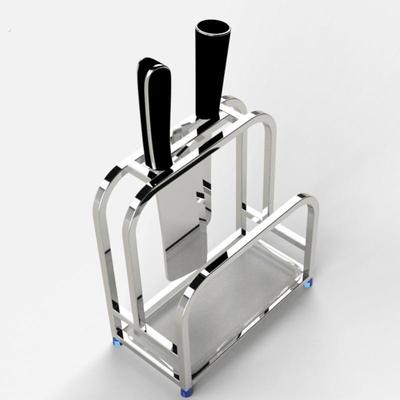 不锈钢刀架砧板架厨房专用置物架菜板架刀座架菜刀架收纳层架