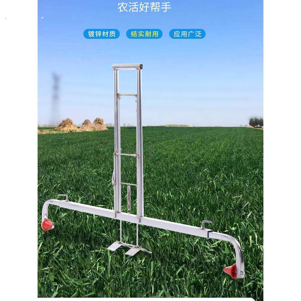 地膜覆盖机手拉式新款盖地膜机器覆地膜机伸缩可调节农用覆膜机