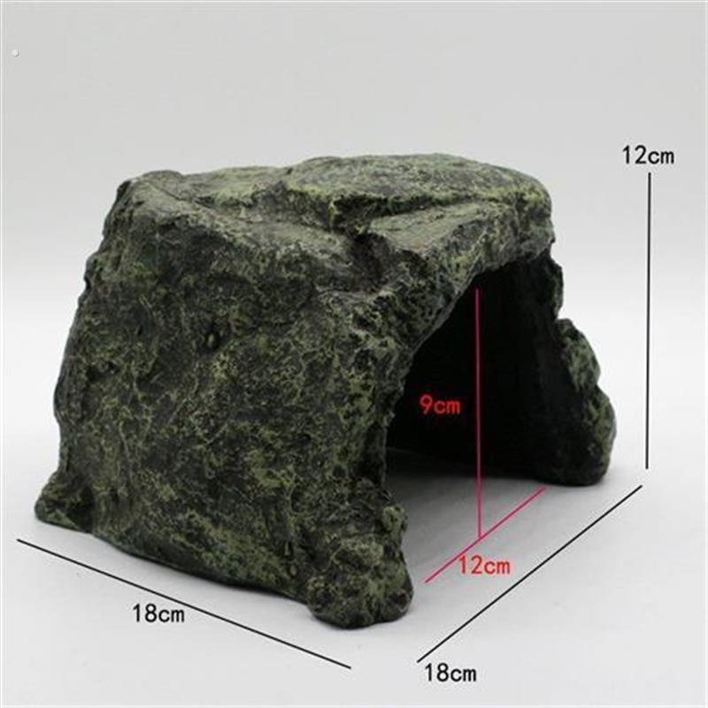 爬虫箱乌龟躲避洞穴陆龟岩石山洞晒台爬宠乌龟窝水族箱造造景装饰