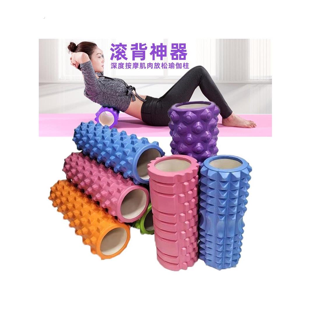 泡沫轴肌肉放松瘦腿狼牙棒按摩滚轴健身瑜伽柱筋膜琅琊滚腿棒