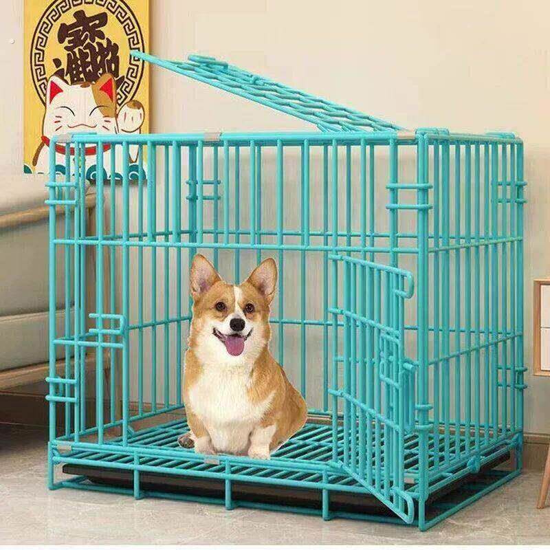 狗笼子小型犬泰迪中型犬室内家用带厕所分离折叠猫笼兔笼鸽笼鸡笼