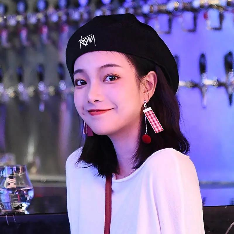 贝雷帽男夏季薄款ins潮反戴前进帽复古画家帽子女春秋