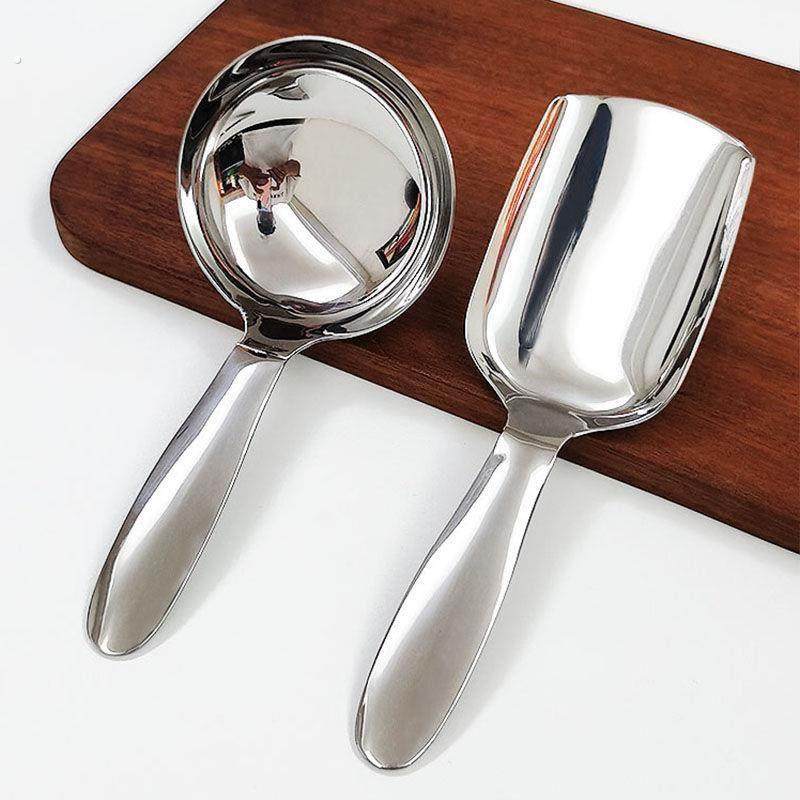 加厚304不锈钢短柄汤勺酒店大米勺多功能茶叶面粉勺大头勺冰铲子,厨房/烹饪用具,汤勺,淘宝优惠券,粉丝福利购,淘宝优惠卷