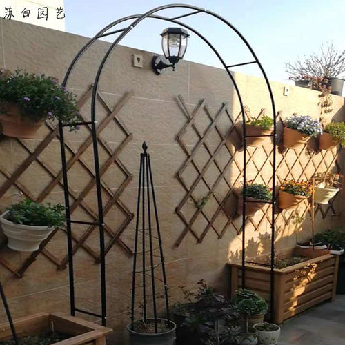 拱门绿植花架百香果架子庭院爬藤架搭架丝瓜葡萄架藤蔓植物架
