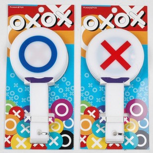 对错拍OX标示牌标识板幼儿园儿童早教互动玩具OX对错答题板教具