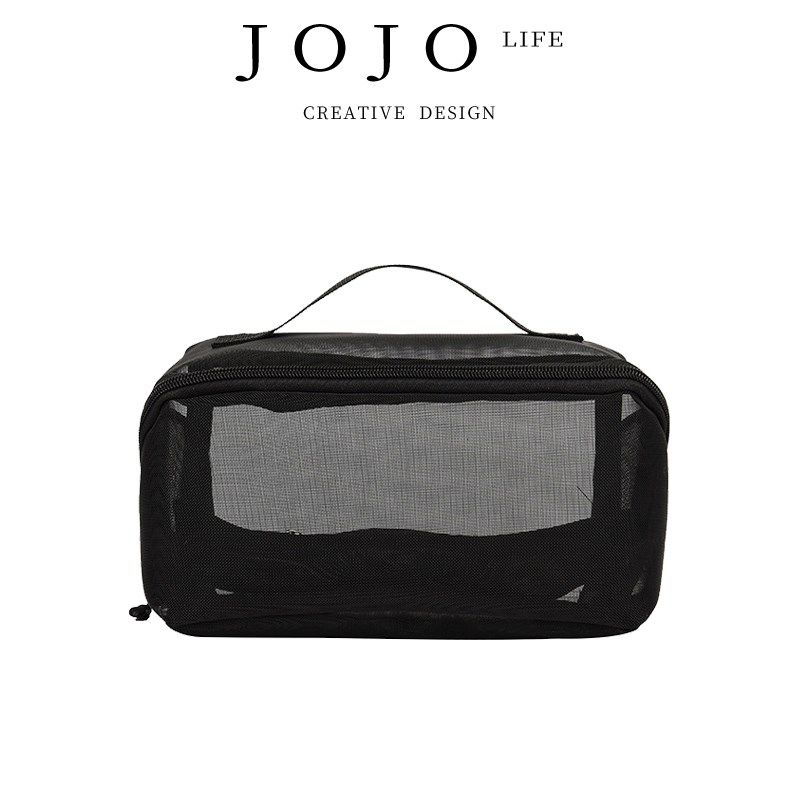 JOJOS L. PD.grotto.化妆品收纳包手提网纱韩版时尚便携  岩洞