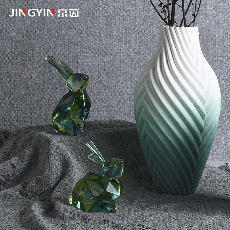 兔子雕塑装饰品创意家居书房客厅电视柜室桌面小,家居饰品,桌面摆件,淘宝优惠券,粉丝福利购,淘宝优惠卷