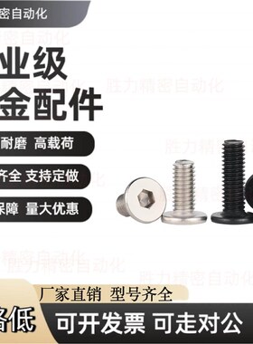 CBSS2/2.5/3-4/5/6/8/10/12/16 替代米思米短头内六角螺丝