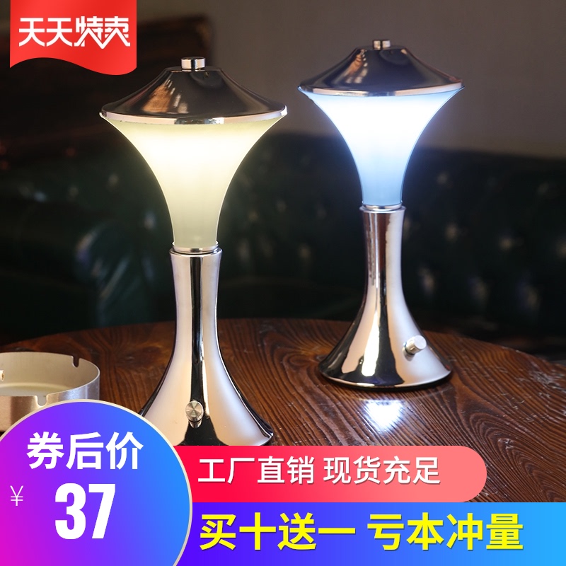 led充电酒吧台灯旋钮调光创意个性餐厅音乐清吧简约酒吧台灯 桌灯