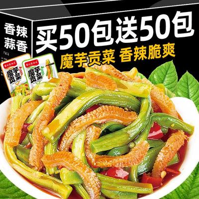 。魔芋贡菜开袋即食香辣嘎