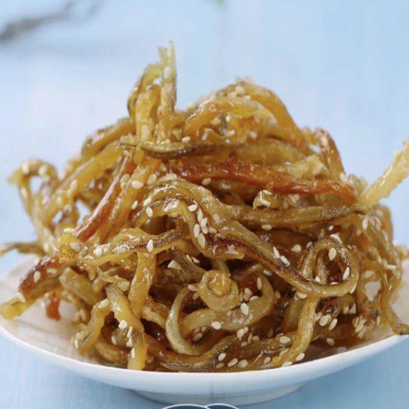 。原味鳗鱼丝500g袋装芝麻