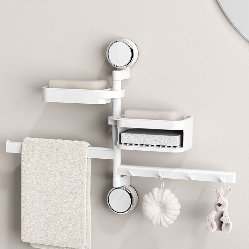 旋转肥皂盒免打孔家用壁挂式卫生间香皂盒皂盒吸盘肥皂架肥皂盒子