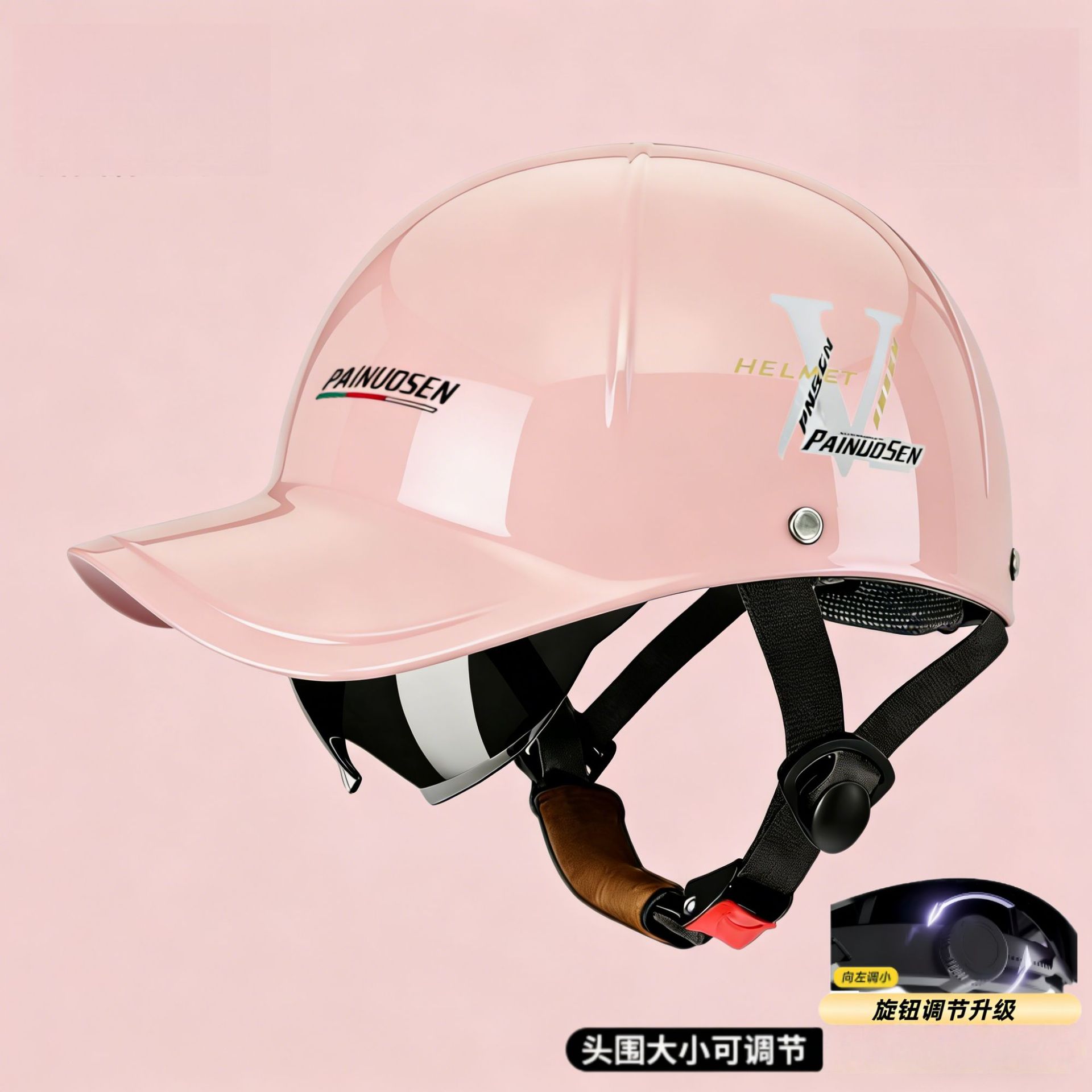 外贸出口电动车头盔男女款安全帽电瓶摩托车夏季透气防晒半盔