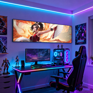 电竞酒店民宿游戏文化墙装饰画王者荣耀大尺寸挂画男生卧室床头画