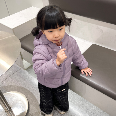 儿童羽绒服秋冬男童女童白鸭绒