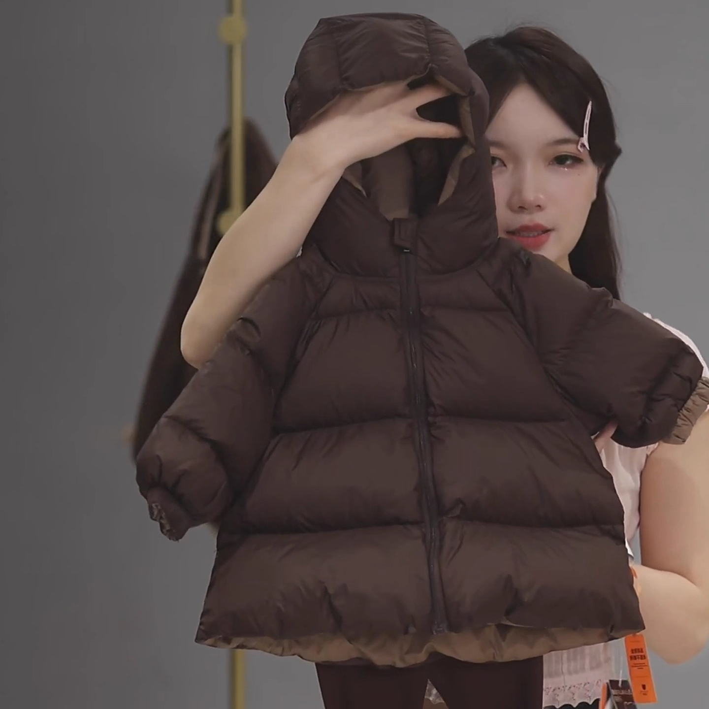 女童羽绒服2025秋冬新款休闲时髦
