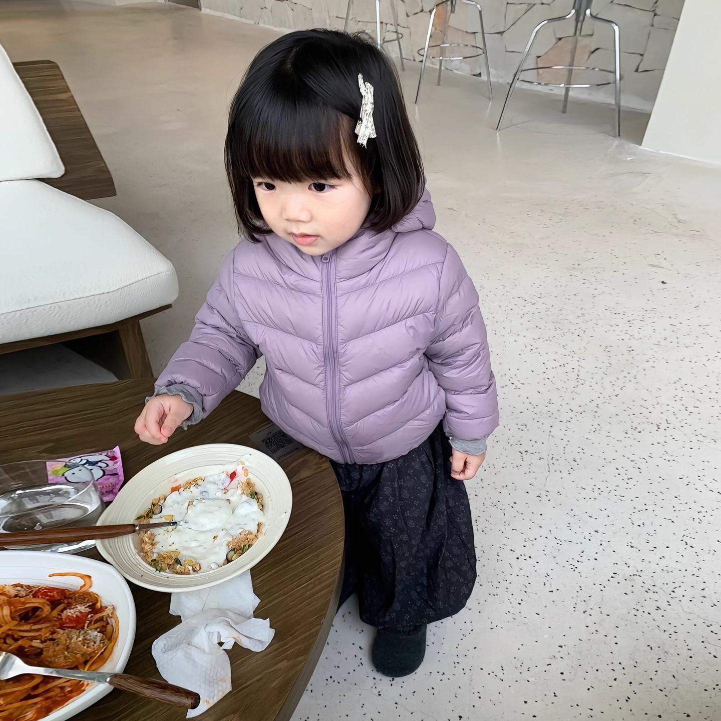 女童轻薄羽绒服冬2025新款休闲款