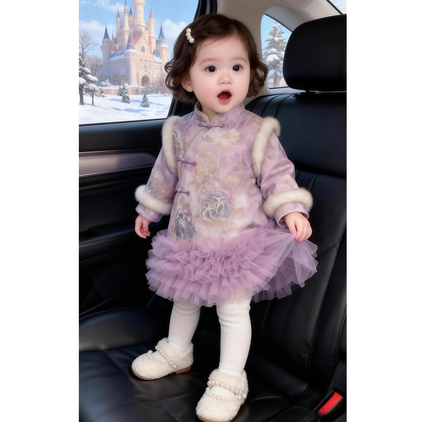 女童新中式国风连衣裙