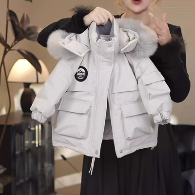 2025新款男女童加厚洋气羽绒服