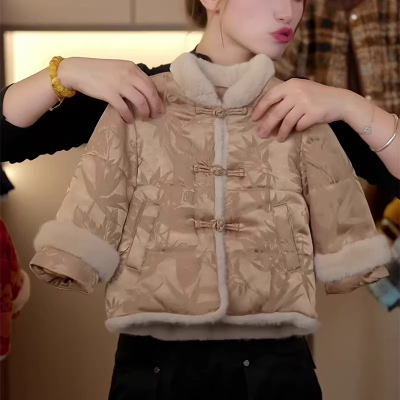 2025秋冬季新款儿童男女童新中式宝宝婴儿小棉袄唐装国风外套棉服