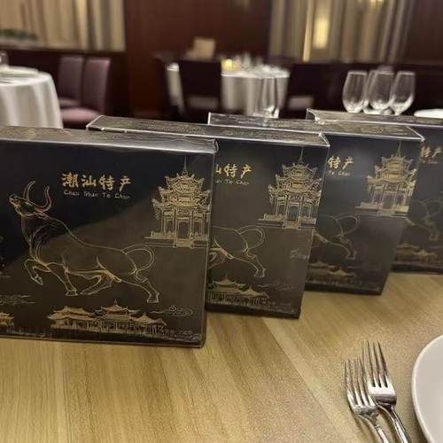 ANHANK金牛版潮汕特产牛肉干礼盒装传统工艺一盒250g