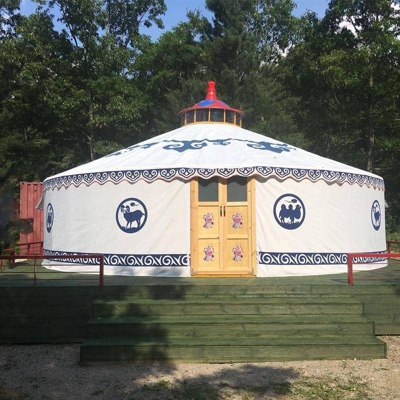 烧烤饭店加厚防雨蒙古包帐篷农家乐餐饮住宿酒店景区保暖蒙古包