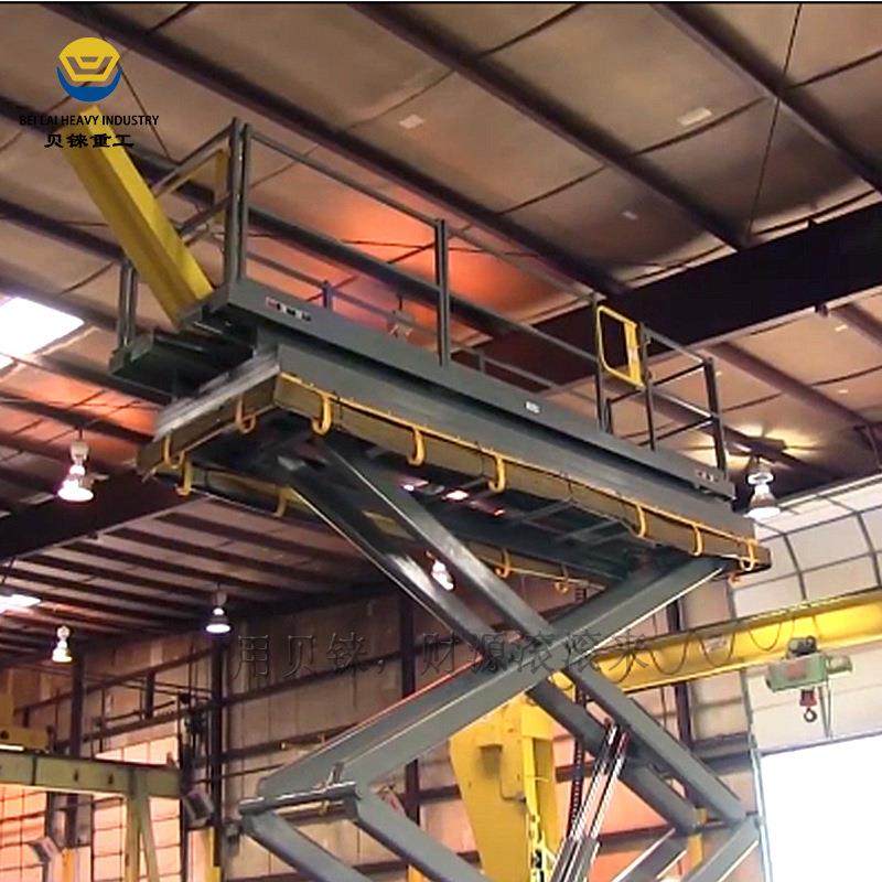 飞机检修升降机台面伸缩飞机发动机检查升降机剪叉式升降平台