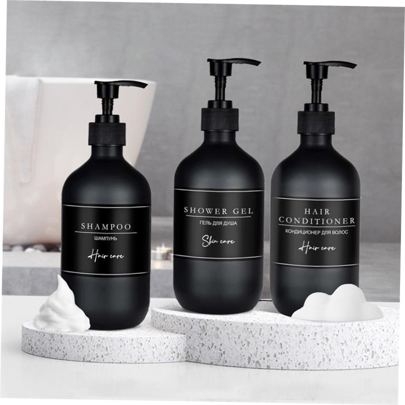500ml/16oz Shower Soap Dispenser Refillable Shampoo Dish Soa