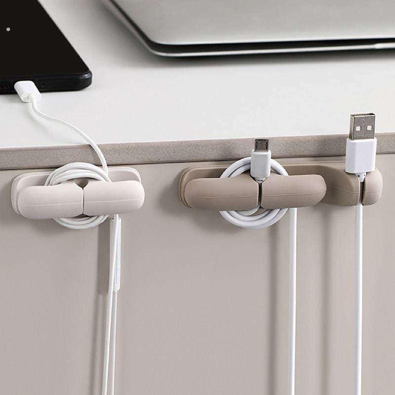 桌面理线 线器手机充电线 线数据线 线整理神器走线 线固定器收纳