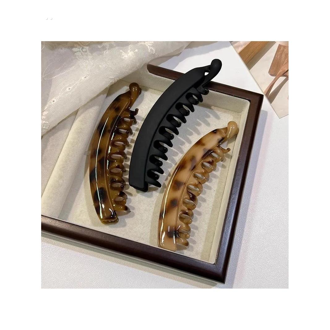 香蕉夹女2025新款高级感发夹覆古头饰发饰高马尾固定神器蓬松夹子