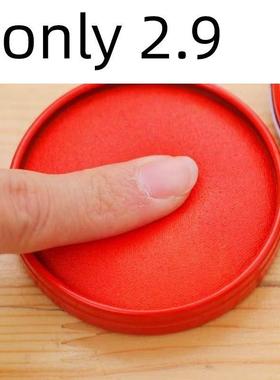 印泥印台红色速干印章印尼按手印油财务专用指纹盖章多规格可选